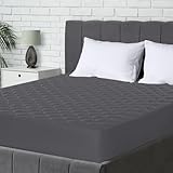 Utopia Bedding Gesteppter Matratzenschoner 160 x 200 cm, Spannmatratzenauflage,...