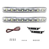 ONCCI LED Tagfahrlicht,12V 2 x Stück 8 LED Tagfahrlicht E4 R87 StvzO...