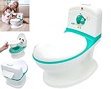 Kindertöpfchen mit Spülgeräusch- Ideal als erste Toilette - Sauberkeit für...