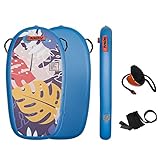 FunWater Aufblasbares Surfbrett, Leichtes Bodyboard mit Premium-Leash und...