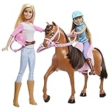 Barbie - Stacie Schwestern auf Pferd Playset mit Pferd und Sattel von 2, mit...