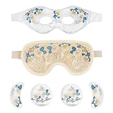 Gel Augenmaske Kühlend 4 Set Kühlmaske Gesicht und Kühlende Augenpads gegen...