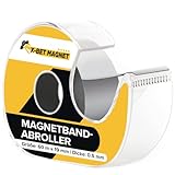 X-BET MAGNET Magnetband selbstklebend (6m) im Spender – Magnetstreifen –...