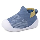 LACOFIA Baby Mädchen Jungen Krabbelschuhe Atmungsaktive Lauflernschuhe mit...