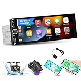 1 Din Autoradio mit Bildschirm mit Drahtlos Carplay & Android Auto - 6,86 Zoll...