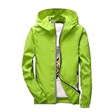Generisch Regenjacke Herren Leicht Faltbar Softshelljacke mit Kapuze Dünne...