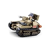 Sluban Klemmbausteine M38-B0709 SL95579, WWII - Leichter Ital. Panzer, Für...