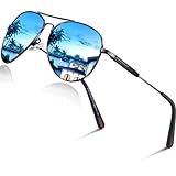 DADA-PRO Sonnenbrille Herren Polarisiert Pilotenbrille Damen Metallrahmen Retro...