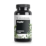 Kupfer – 365 vegane Tabletten – 2mg Kupfer pro Tagesdosis –...