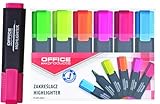 OFFICER PRODUCTS PRODUCTS Textmarker Leuchtend 6er Pack Farbe: Gelb, Oragne,...