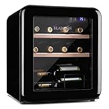 Klarstein Weinkühlschrank, Getränkekühlschrank Schmal, Kühlschrank mit...