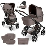 ABC Design Kinderwagen Salsa 5 Air Nature - 2in1 Kombi-Kinderwagen ab Geburt mit...
