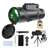 YONHESHI 12x50 HD Monokular Teleskop,BAK4 Prisma & FMC-Vergütetem...