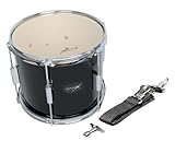 Gewa Basix Marching Drum, schwarz (12 Zoll) x (10 Zoll)