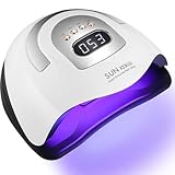 JOFLVA UV Lampe Gelnägel 380W, 81 LED Gelnagellack UV Lampe, UV Lampe Nägel, 4...