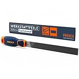 Presch Werkstattfeile Flachstumpf 200mm mit Kreuzhieb H2 - Dreiseitiger Hieb zum...