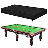 ohbien 8ft Billardtisch Abdeckung mit Kordelzug, 210D Wasserdicht Winddicht...
