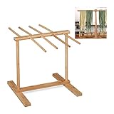 Relaxdays Nudeltrockner, 8 Stangen, lange Pasta platzsparend trocknen,...