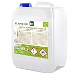 Höfer Chemie 5 L FLAMBIOL® Premium Brenngel für Brenngel Dekofeuer, Lampe und...