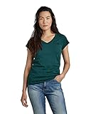 G-STAR RAW Damen Eyben Slim V-Neck Top, Grün (vermont pine D21314-4107-A915), S