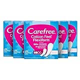 CAREFREE Slipeinlagen Cotton Feel Flexiform (5 x 56 Stück), 100% atmungsaktiv,...