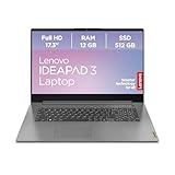 Lenovo IdeaPad 3 Laptop | 17,3' Full HD Display | AMD Ryzen 7 5700U | 12GB RAM |...
