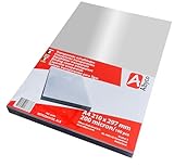 Albyco Klarsicht Einbanddeckel, Deckblatt, PVC Deckblätter,Klarsichtfolie -...