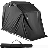 VEVOR Motorradgarage 270 x 105 x 155cm, Motorrad Garage 50, Schutzplane XL Farbe...
