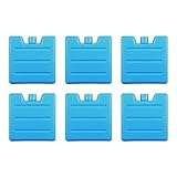 VonBueren 6 x Mini Kühlakkus für Kühltasche und Kühlbox 7,5 x 7,1 x 1,7 cm...