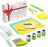 Kindermesser 16-teiliges Kinder Sicherheit Kochmesser Küchenmesser Set mit...