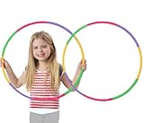 Uoimky Hula Hoop Reifen Kinder, 2 Stück Hoola Hoop Reifen Kinder, 8 Teiliger...