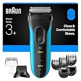 Braun Series 3+ Rasierer Herren Elektrisch, Elektrorasierer mit 3 Flexiblen...