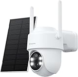 GALAYOU Überwachungskamera Aussen Akku Solar - 2K PTZ WLAN Kamera Überwachung...