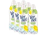 VERNEL Naturals veganer Weichspüler Ylang Ylang & Süßgras 6x 37 WL (222...