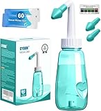 CYOUH Nasendusche Set, 260 ml, mit 60 Nasenwasch-Salzpaketen und...