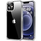 HOOMIL Crystal Clear Hülle für iPhone 12 Mini, Anti Gelb Durchsichtig...