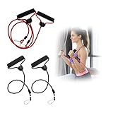 ZHYUAN 4 Stück Widerstandsbänder, Stepper Widerstandsbänder, Trainiere...