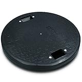 Schachtabdeckung Kunststoff Rund Ø DN600 Schwarz PP Kanaldeckel Schachtdeckel |...