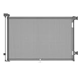 Einziehbares Babygitter für Treppen, Türschutzgitter Mit Schloss, Erweiterbar...