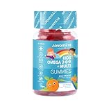 Kinder Omega 3 6 9 Gummibärchen – Vitamin D & Vitamin E – Omega 3 Vegan –...