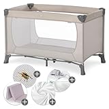 Hauck Baby Reisebett Dream n Play XXL-Sparset mit Komfort Matratze und...