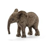 schleich 14763 Afrikanisches Elefantenbaby, für Kinder ab 3+ Jahren, WILD LIFE...