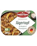 DREISTERN Jägertopf 280g I Mit Champignons & Nudeln I Herzhaftes Fertiggericht...