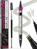 iMethod Microblading Augenbrauenstift - Eyebrow Pencil 2-in-1 Dual-Ended...