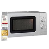 Exquisit Mikrowelle WP 700 J17-3 silber | 700 W Leistung | 20 L Garraum |...