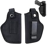 KAIYAYA Pistolenholster,2-Stücke Schwarz Holster Pistole,Oxford Stoff Material...