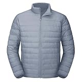 Leichte Daunenjacke für Herren, kaltes Wetter, Thermomantel, wasserabweisend,...