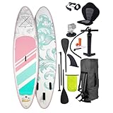 BRAST® SUP Board Lady | Aufblasbares Stand up Paddle Set für Frauen | 300cm...