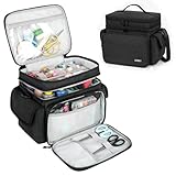 LEFOR·Z Nähzubehör Tasche,Nähset Aufbewahrungstasche Organizer,Doppelschicht...