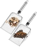 2 Stück Gartenerdesiebe mit Griff,Garten-Sand- und Kompostsieb (3,8 mm & 5 mm...